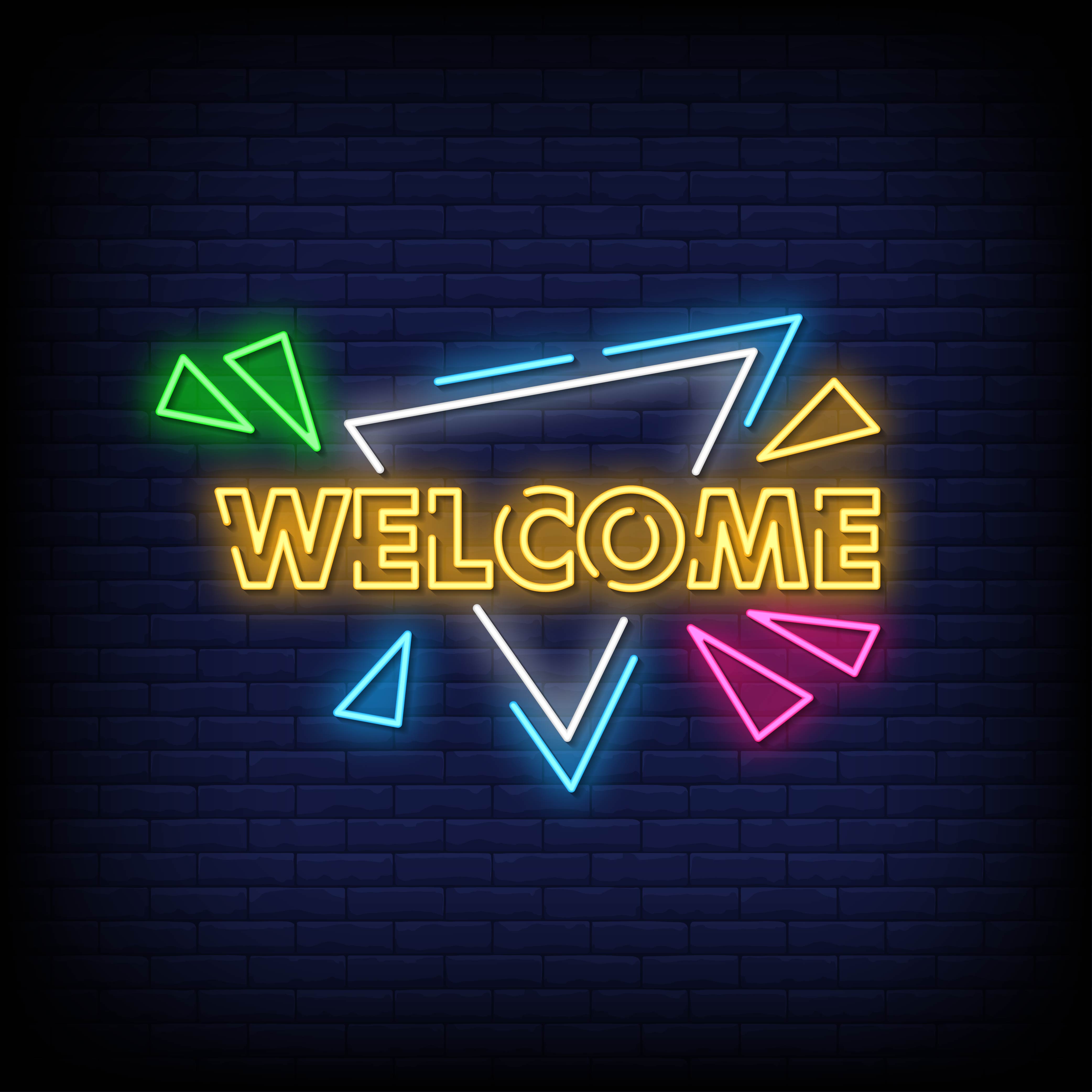 Welcome neon